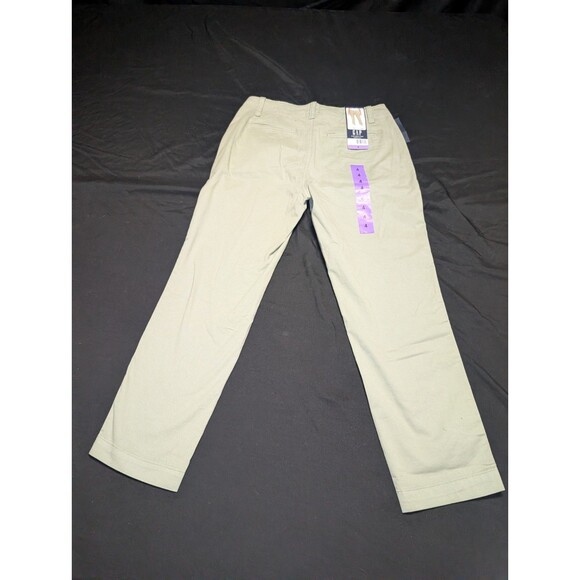 GAP Womens Slim Ankle Pants Size 4 green Stretch Cotton Chino NWT - Picture 6 of 9